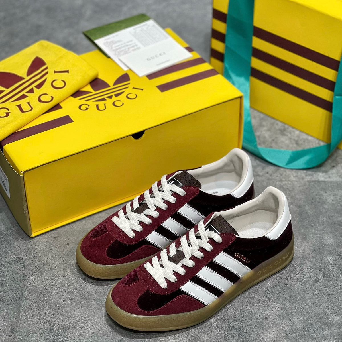 GG x ADID GAZELLE SNEAKER
