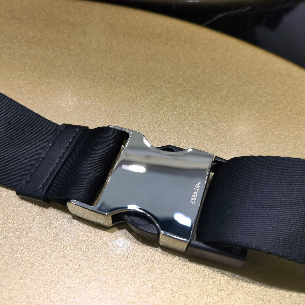 PD RE-NYLON AND LEATHER BACKPACK