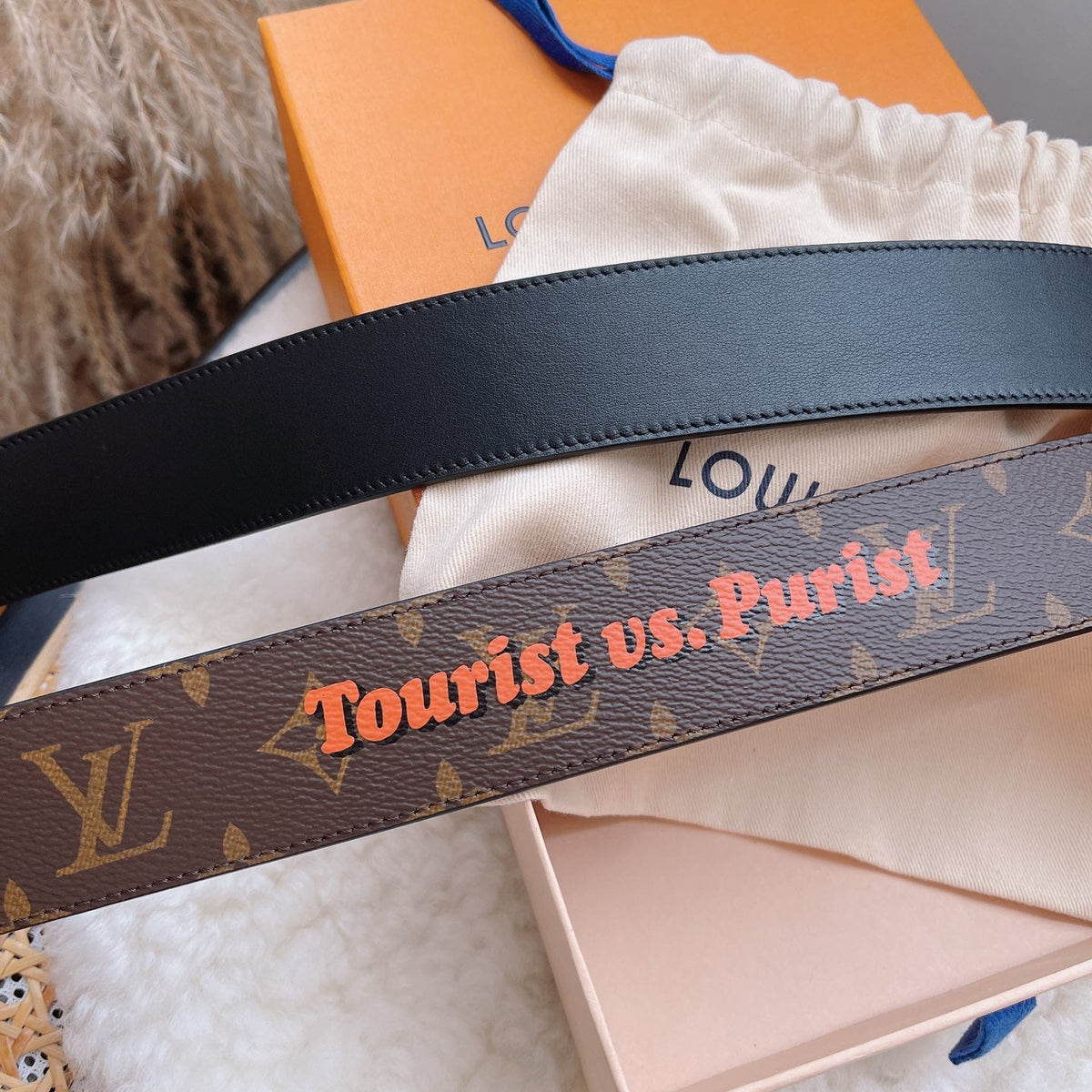 LOU INITIALS 40MM BELT