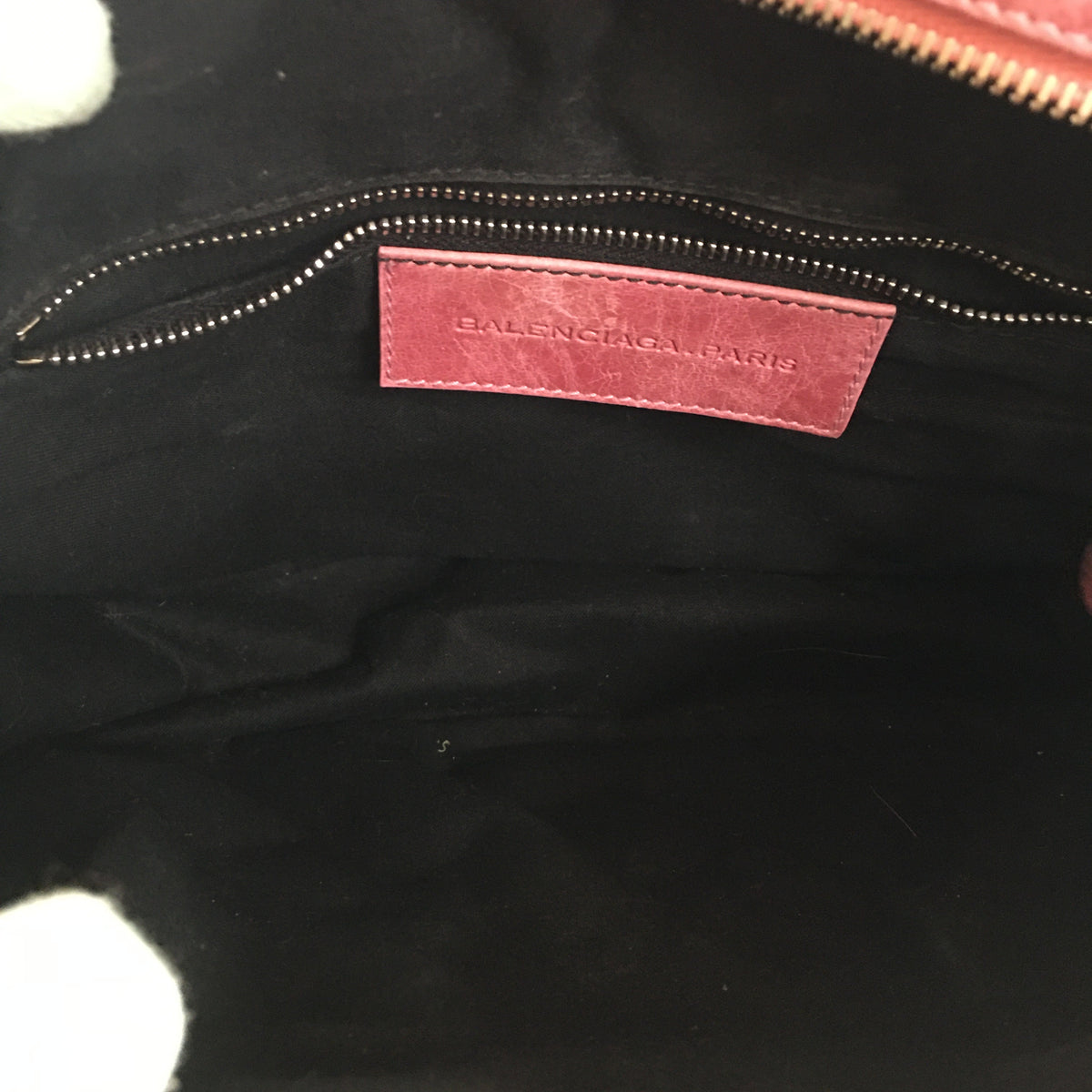 balenciaga Shoulder Bag in Pink Leather
