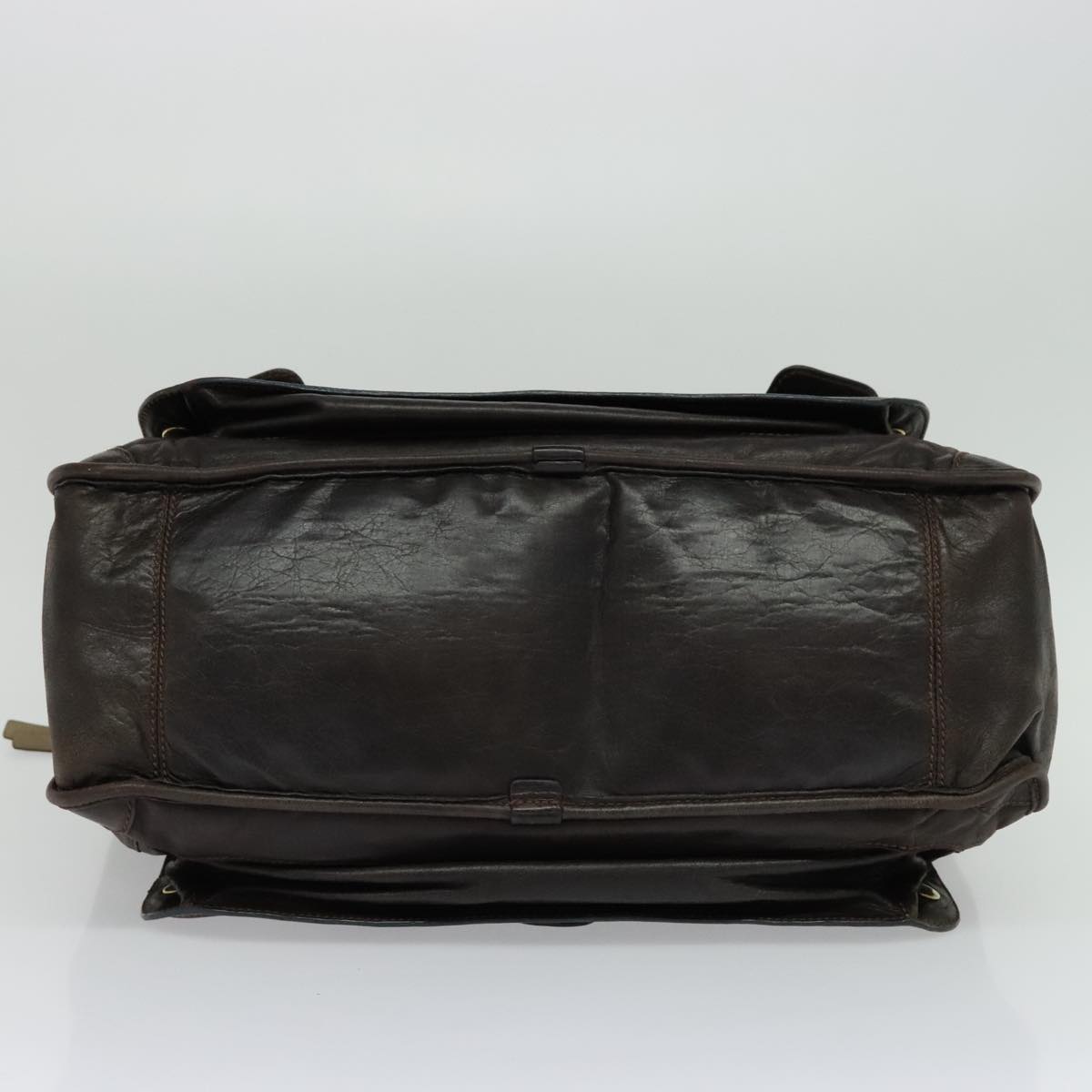 Chloe Bay Hand Bag Leather Brown ki5335