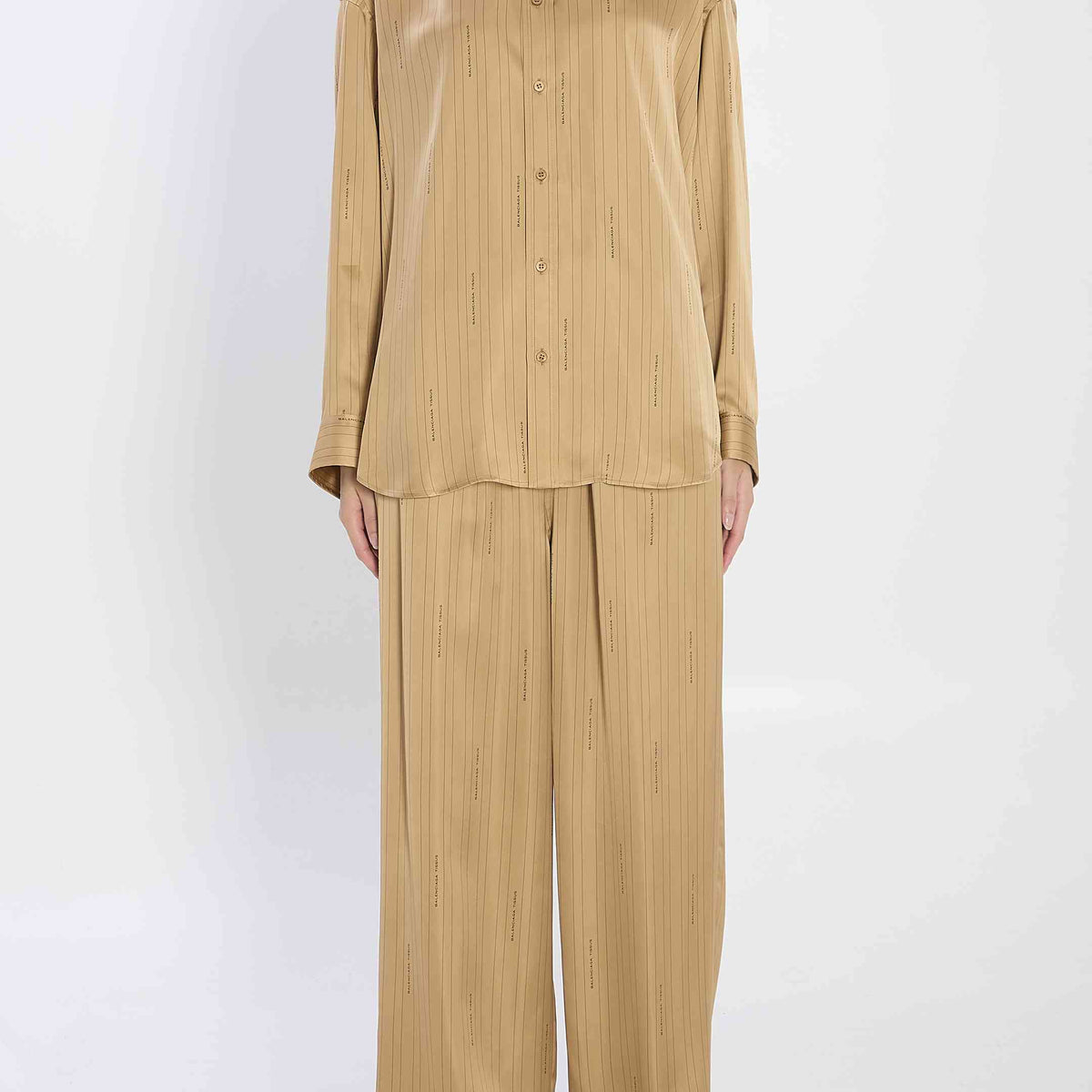 Balenciaga Women Satin Shirt