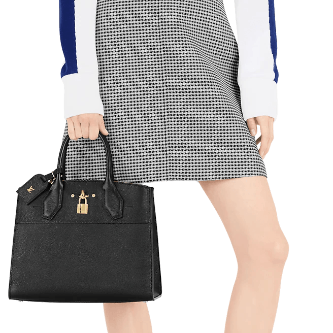 Louis Vuitton City Steamer MM Other Leathers in Noir
