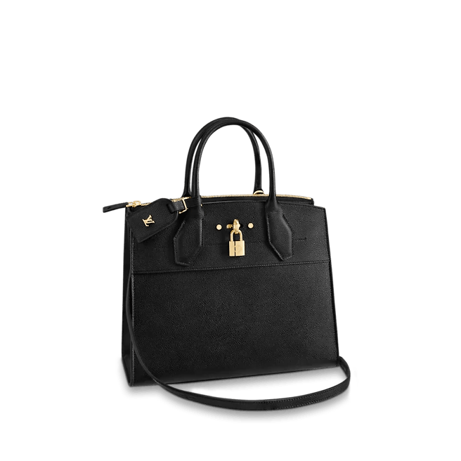 Louis Vuitton City Steamer MM Other Leathers in Noir