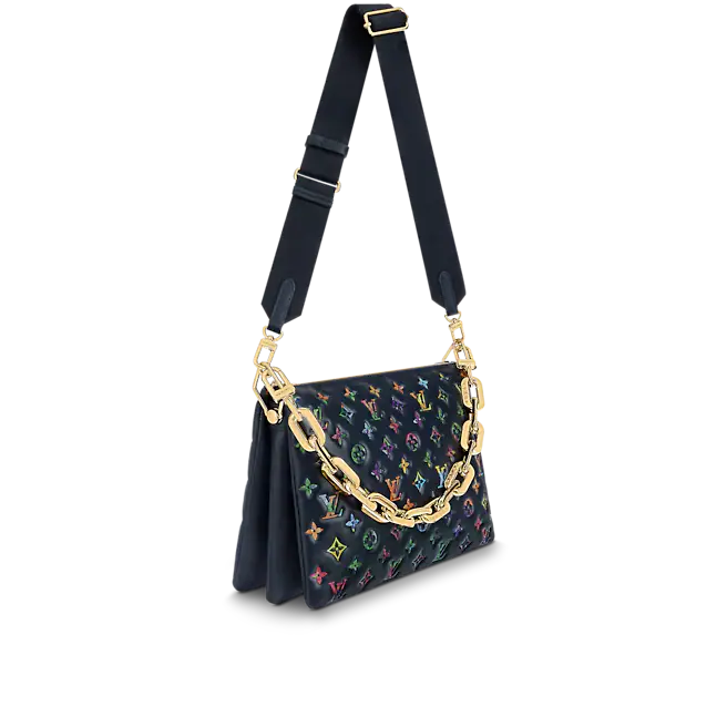 Coussin MM Bag Luxury -Navy- Leather Bag For Women