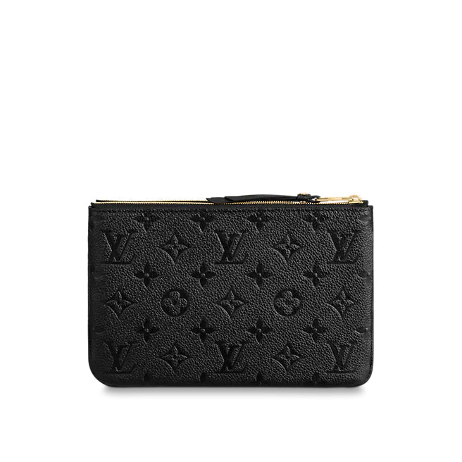 Louis Vuitton Double Zip Pochette Black