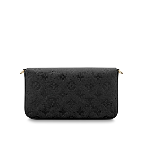 Ava’s Mode Pochette Félicie Monogram Empreinte  Black