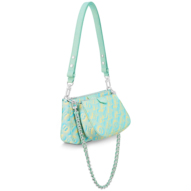 Multi Pochette Accessoires - Vert d'eau- Monogram Empreinte Leather