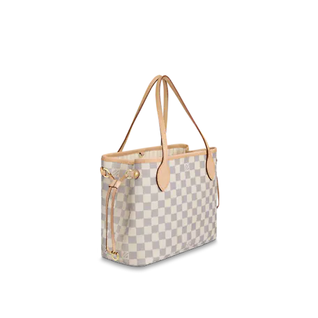Neverfull PM Damier Azur In Beige