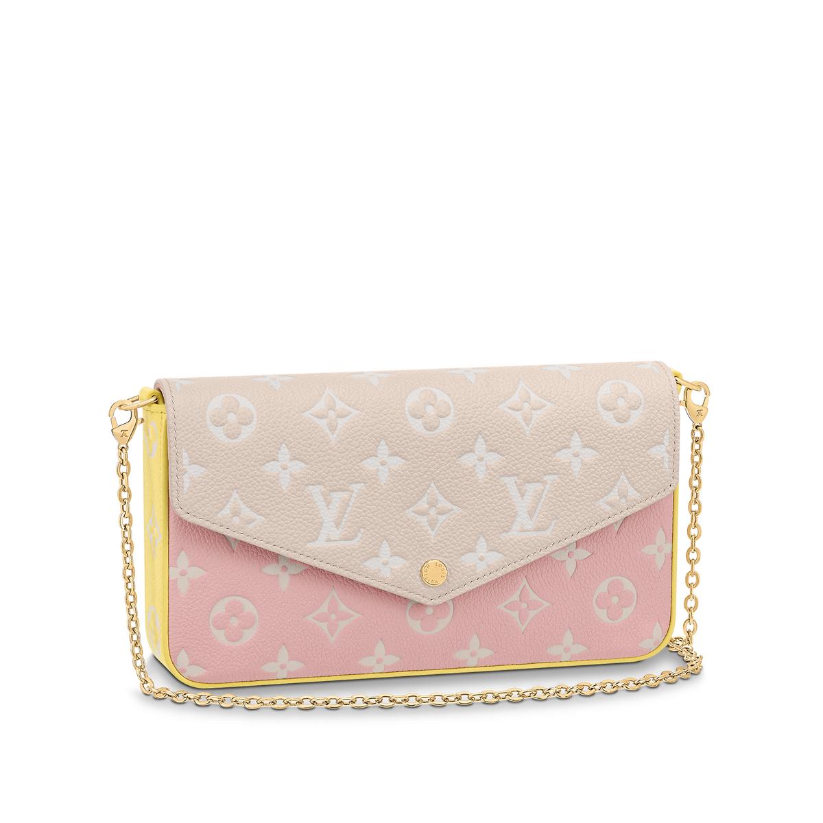 Ava’s Mode Pochette Félicie -Pink/Beige/Yellow