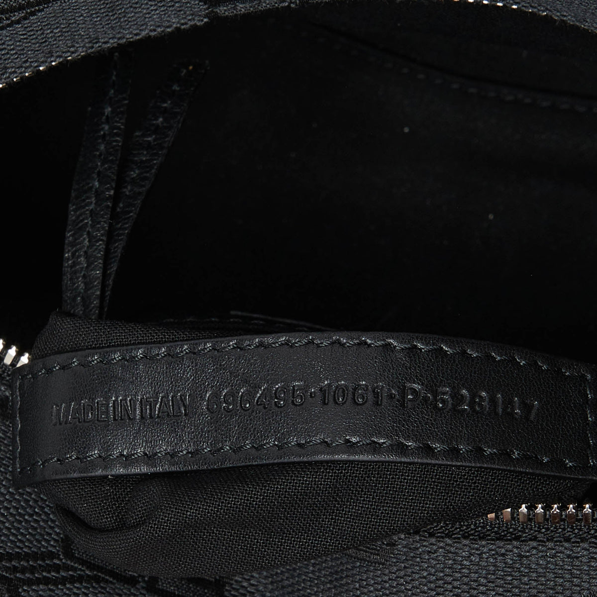 balenciaga Black BB Monogram Canvas XS Neo Cagole Bag