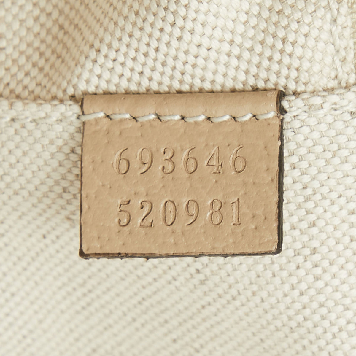 GUCCI Beige GG Supreme Canvas and Leather Small Savoy Cabin Trolley