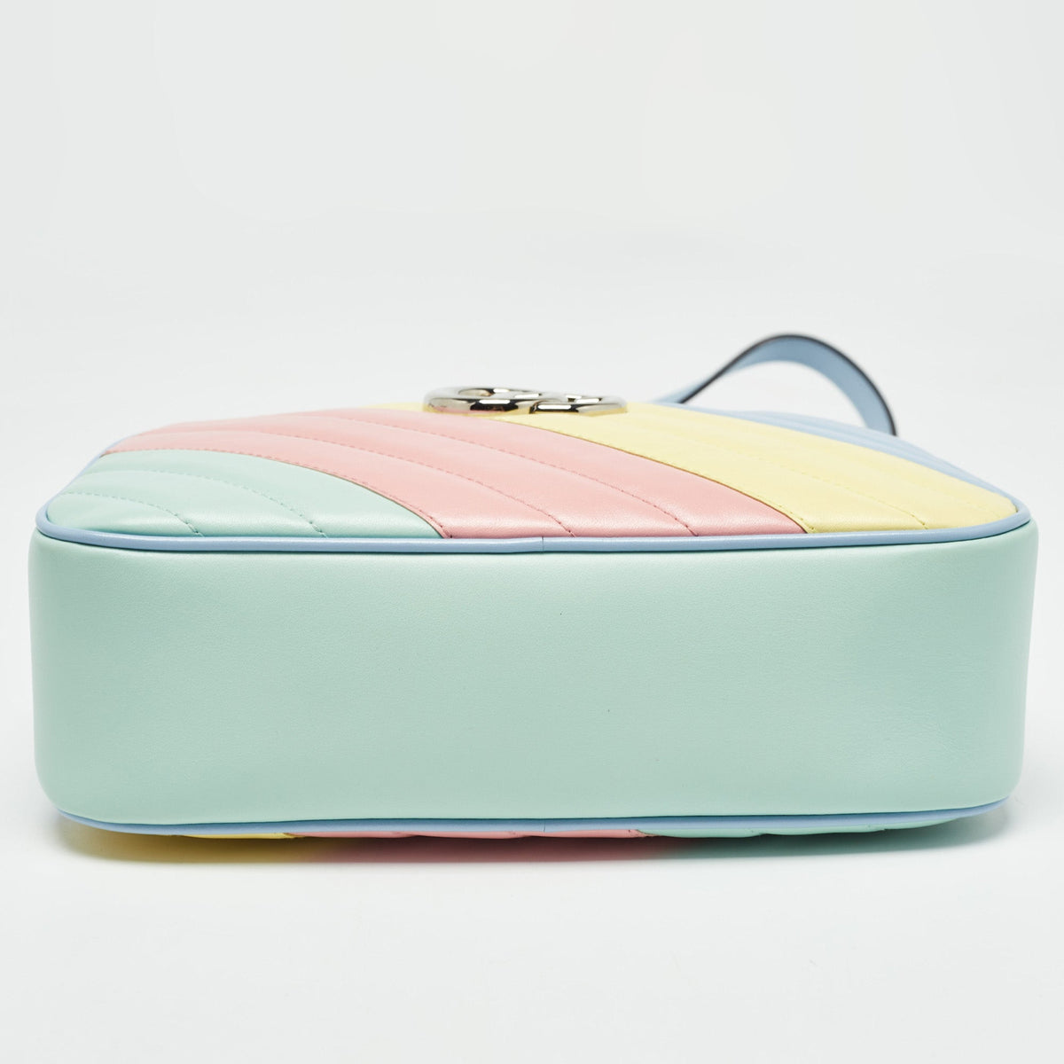 GUCCI Multicolor Matelasse Leather Small GG Marmont Shoulder Bag