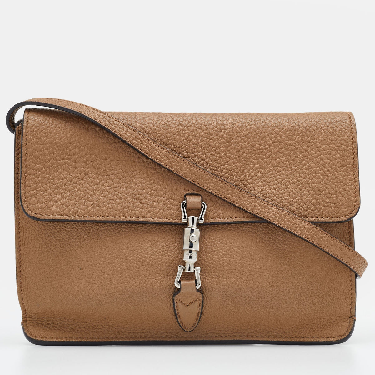 Gucci Dark Beige Leather Jackie Crossbody bag