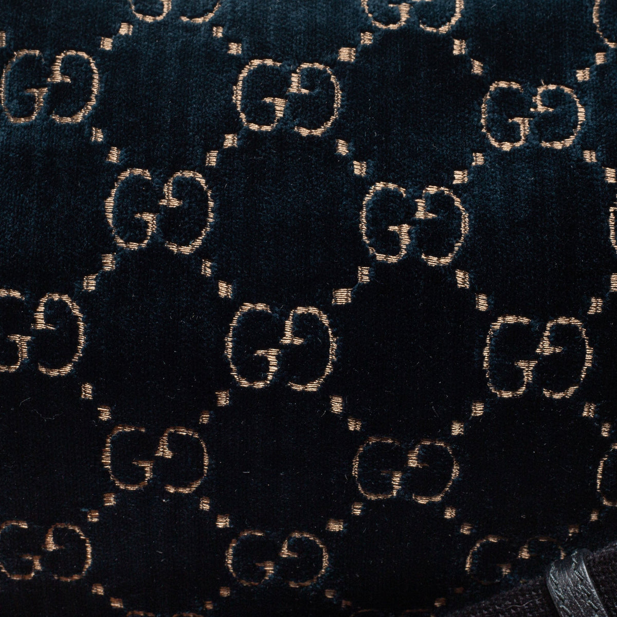 Gucci Blue GG Velvet Web Belt Bag