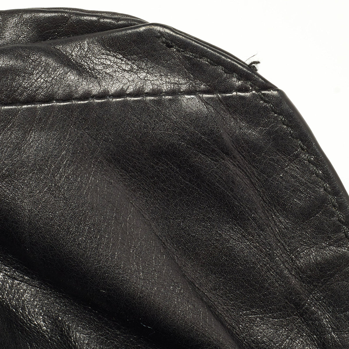 GUCCI Black Leather Large Hysteria Hobo