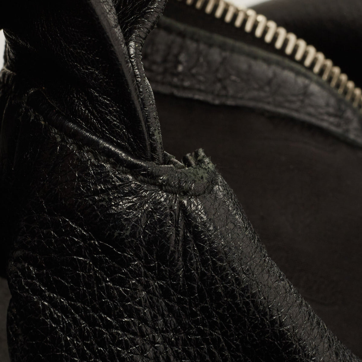 GUCCI Black Leather Medium Jungle Hobo
