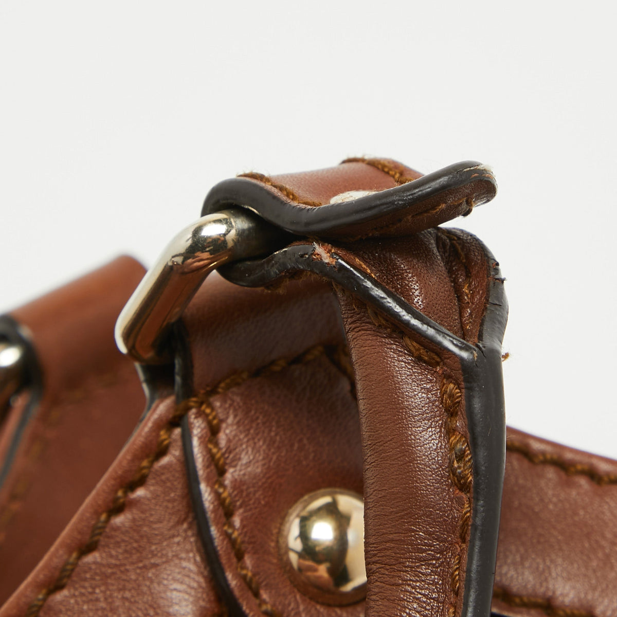 GUCCI Brown ssima Leather Medium Sukey Tote