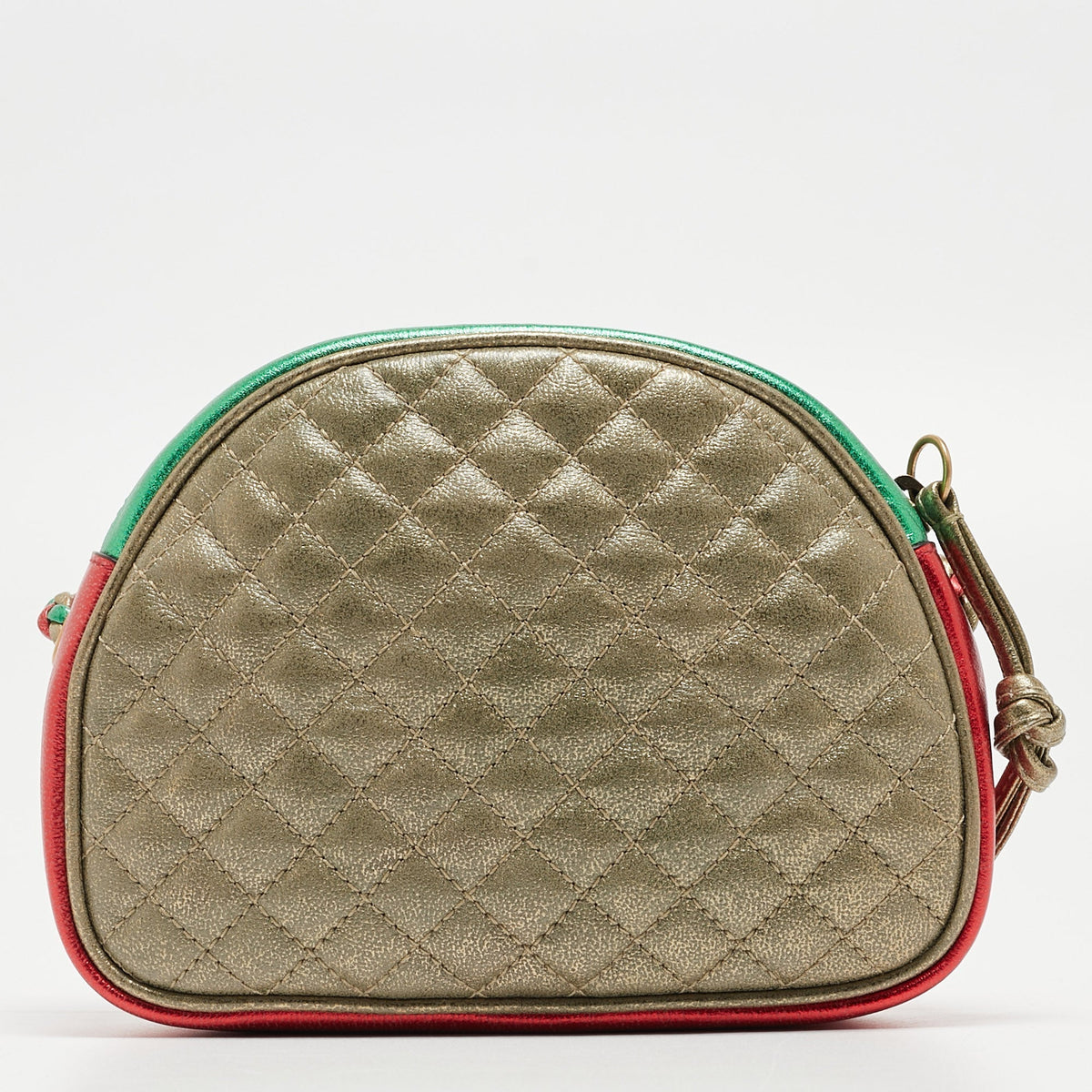 GUCCI Multicolor Quilted Leather Mini Trapuntata Crossbody Bag