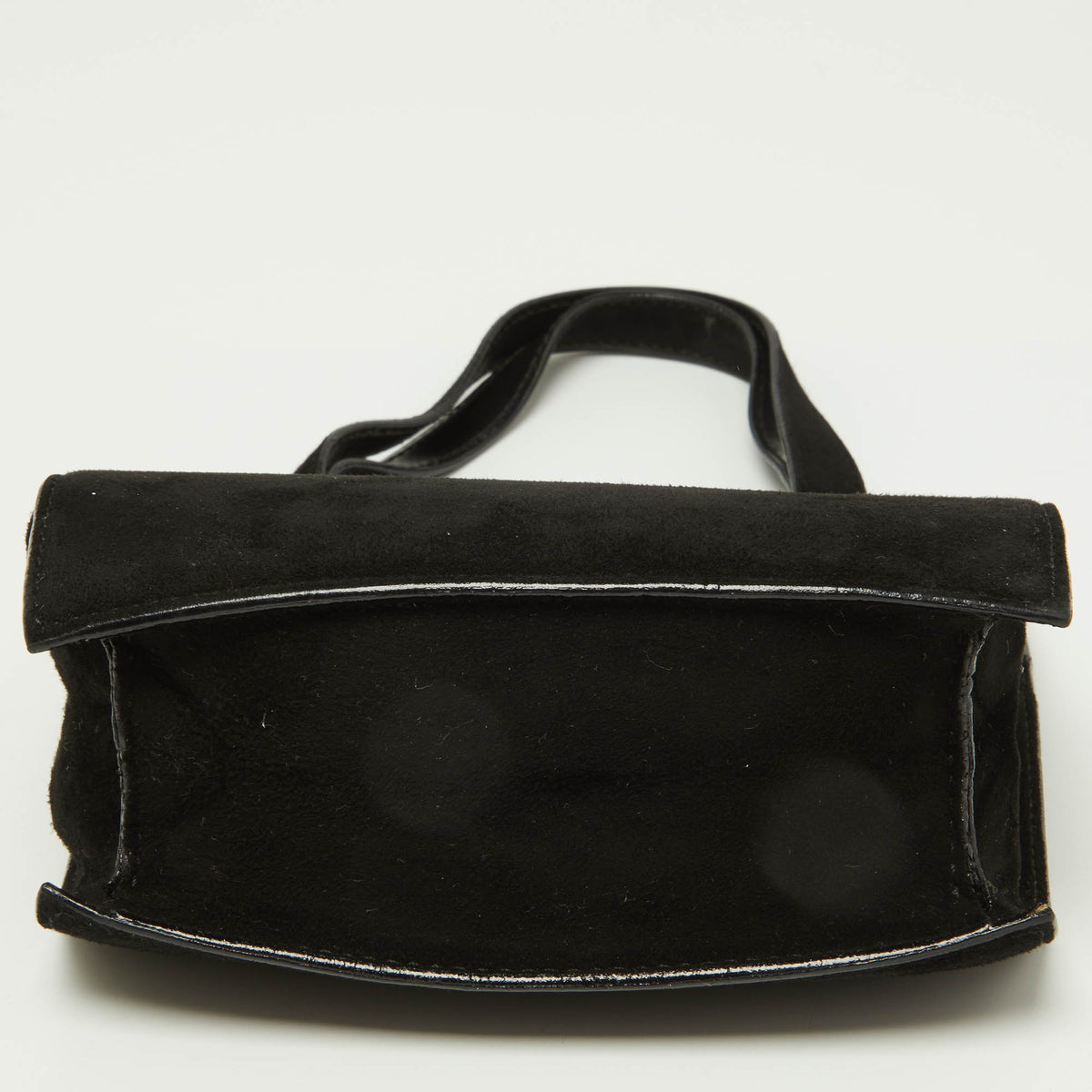 GUCCI Black Suede Vintage Bag