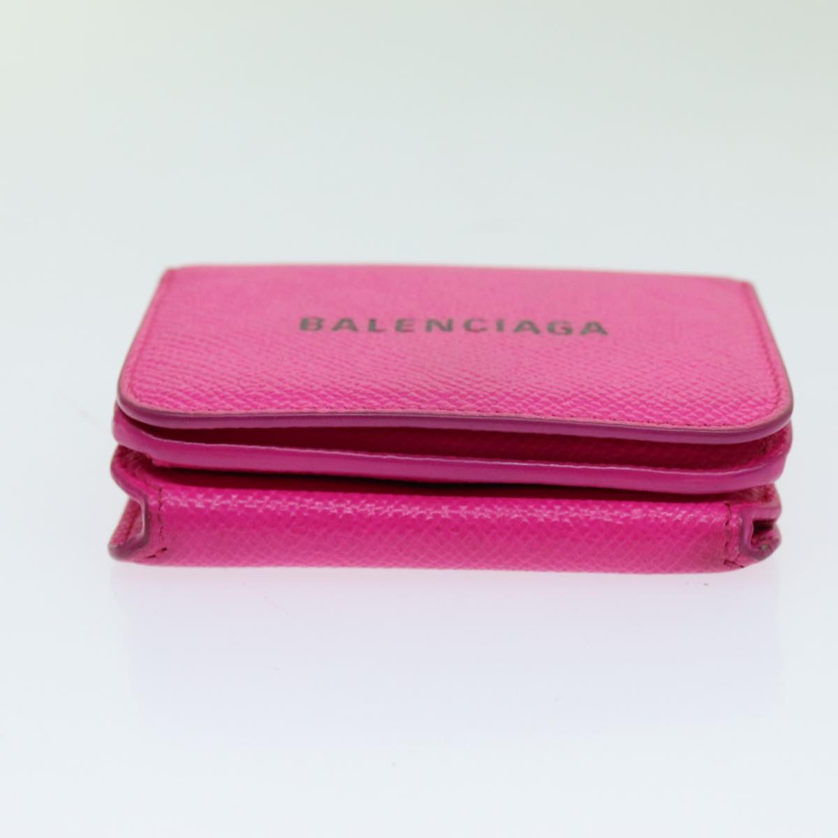 balenciaga Wallet Leather Pink 593813 Auth mr046