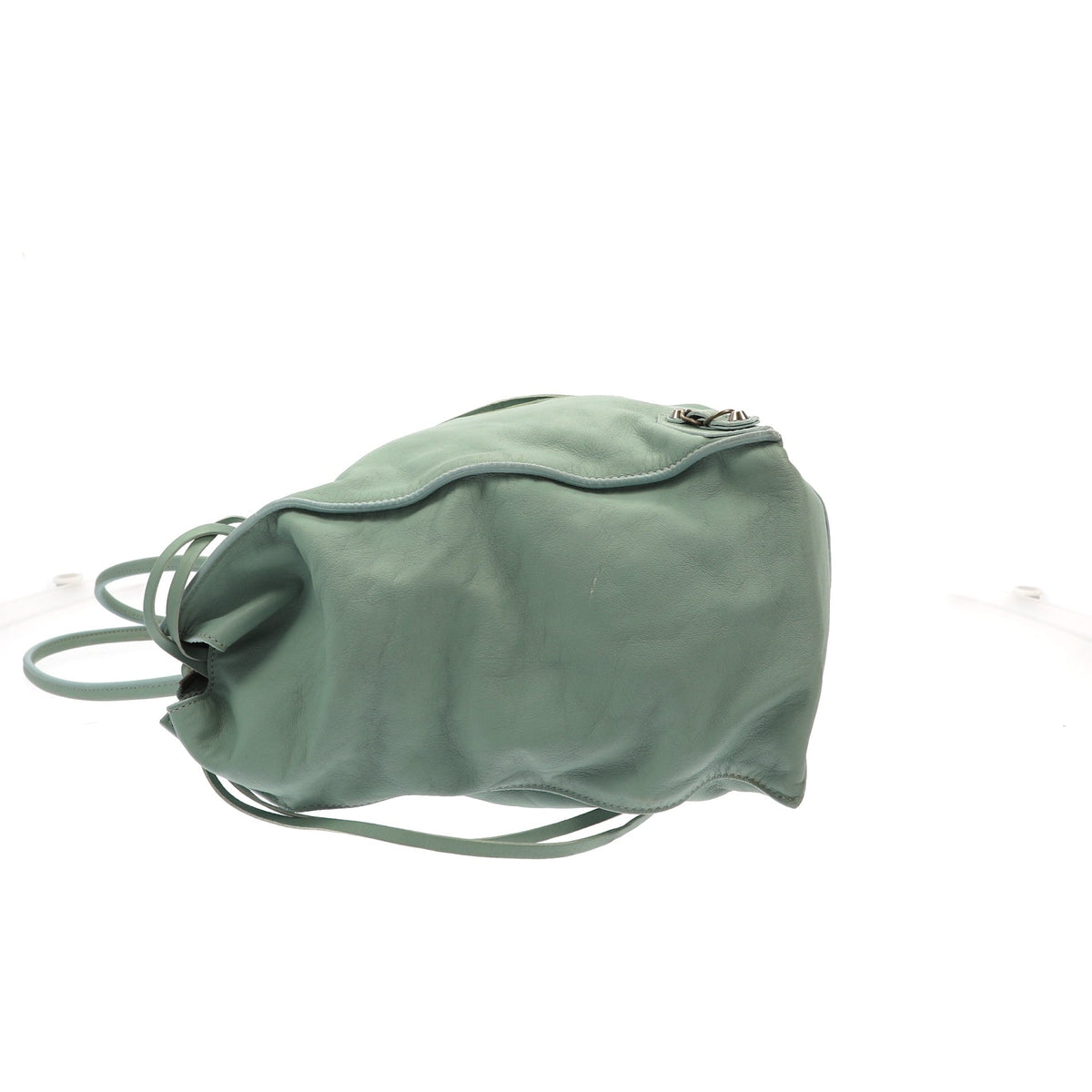 balenciaga Papier Shoulder Bag in Blue Leather