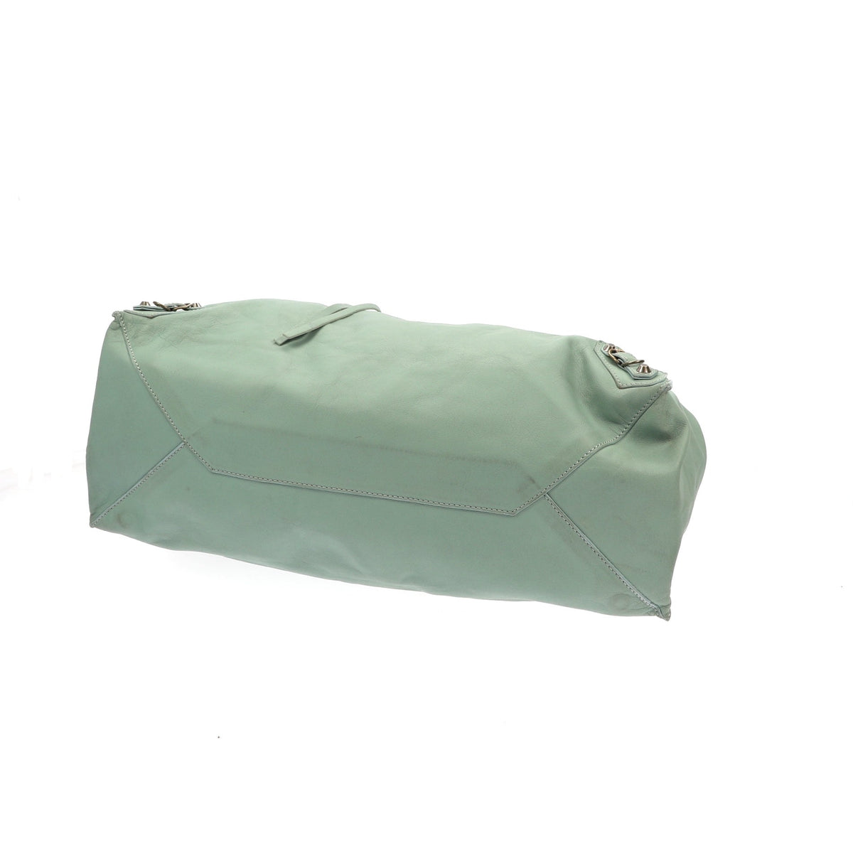 balenciaga Papier Shoulder Bag in Blue Leather