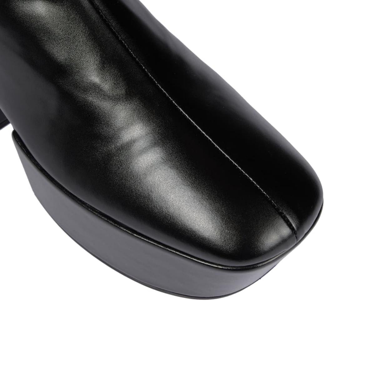 Stretch Napa Over-the Knee Platform Boots