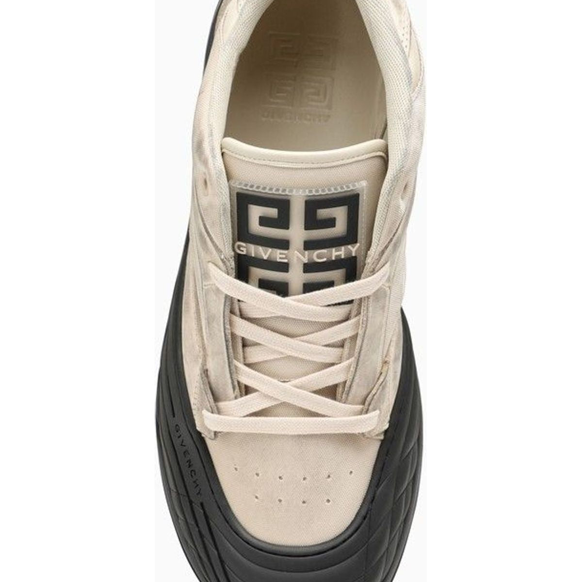 STONE GREY NUBUCK LOW SKATE TRAINER