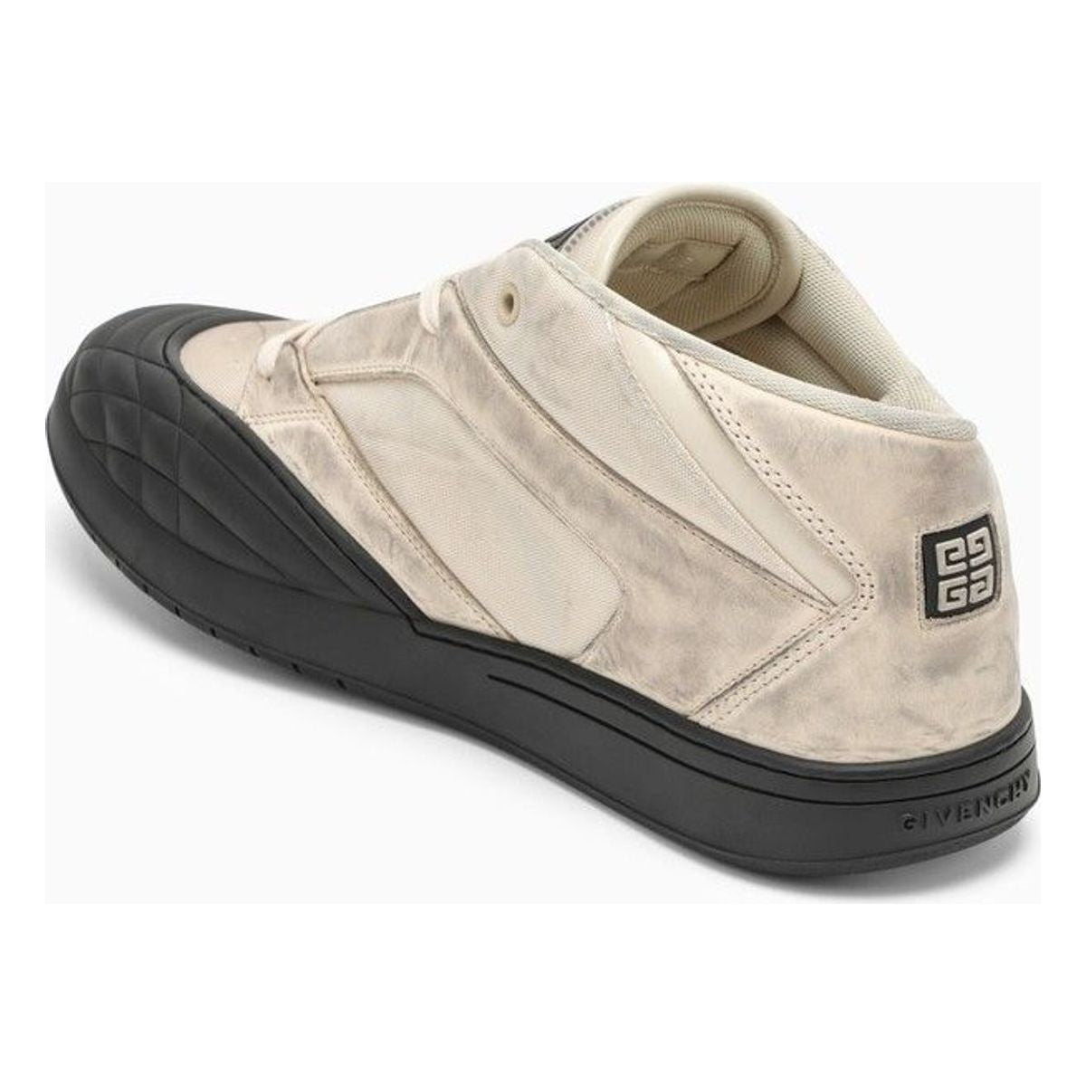 STONE GREY NUBUCK LOW SKATE TRAINER