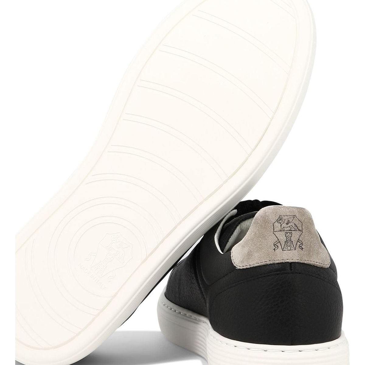 GRAINED CALFSKIN SNEAKERS