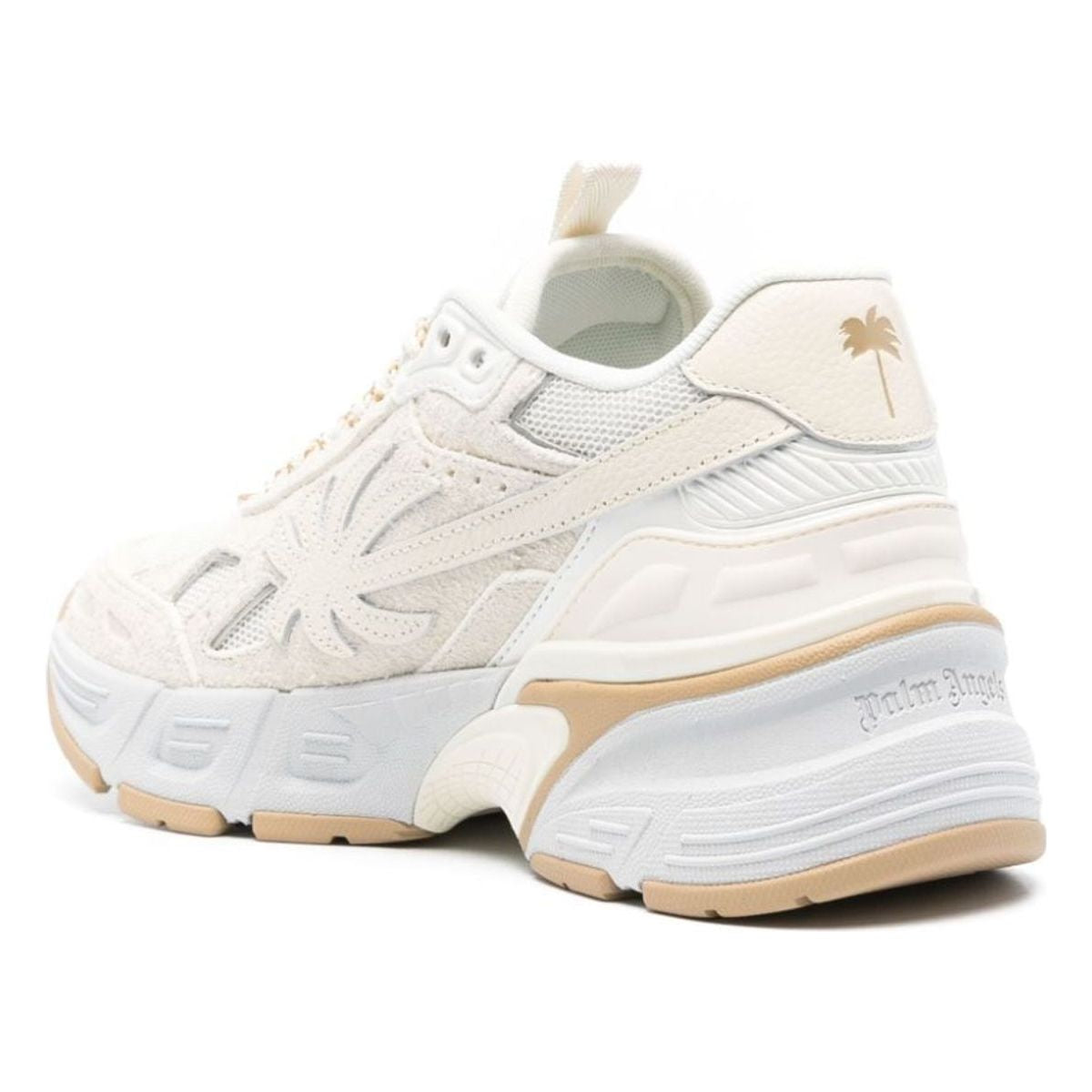 MAXI BEIGE SNEAKER PALM TREE LOGO