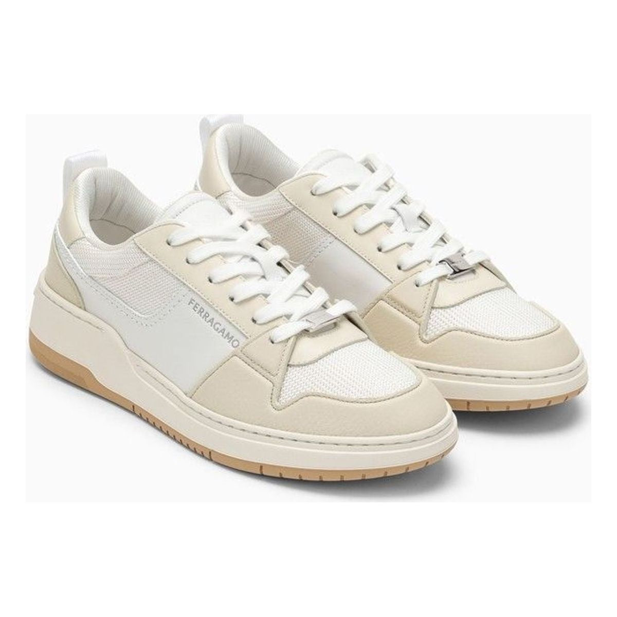 LOW WHITE LEATHER TRAINER