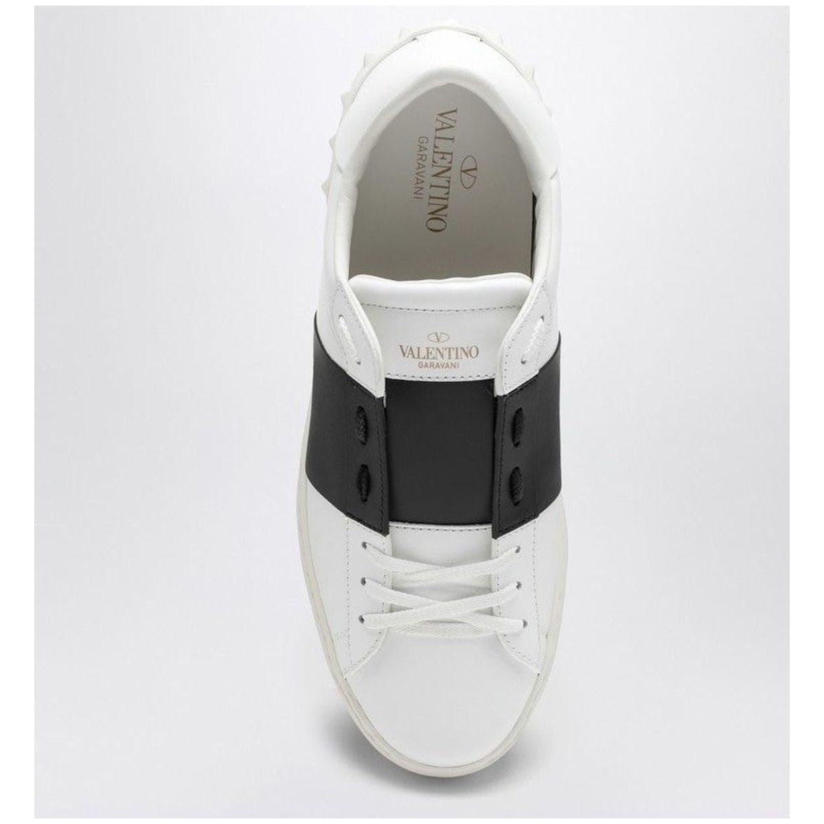WHITE/BLACK OPEN SNEAKER