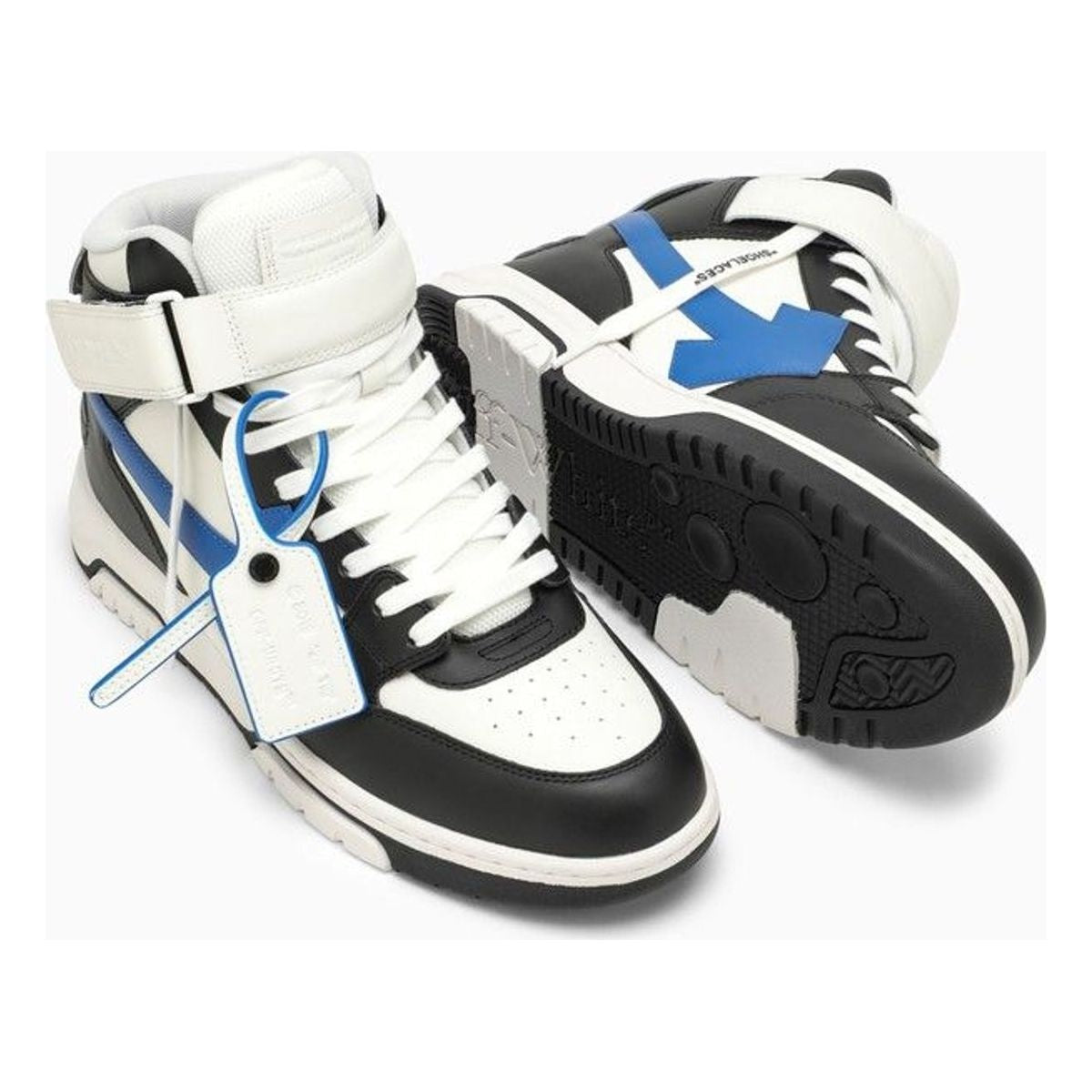 OUT OF OFFICE BLACK/NAVY BLUE HIGH TOP TRAINER