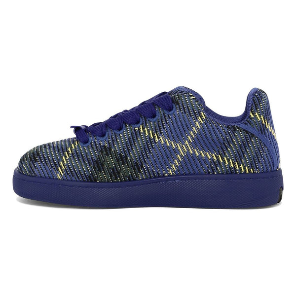 "CHECK KNIT BOX" SNEAKERS