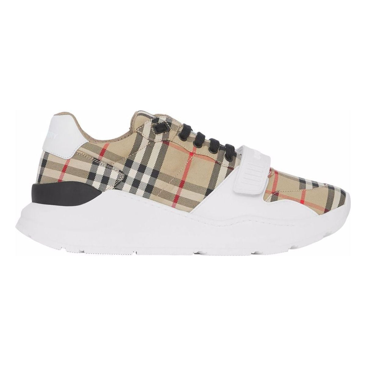 CHECK FABRIC SNEAKERS