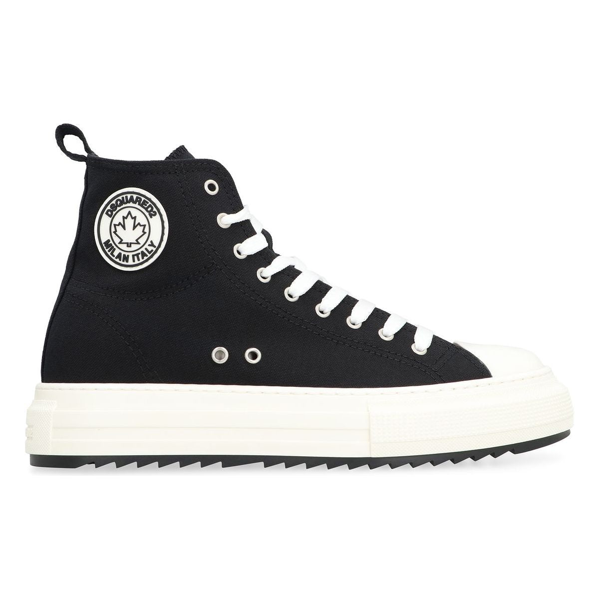 CANVAS HIGH-TOP SNEAKERS