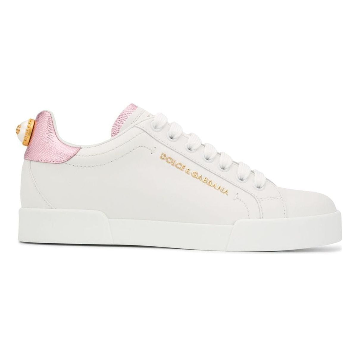 SNEAKER CLASSICA V BLANCO TALON ROSA
