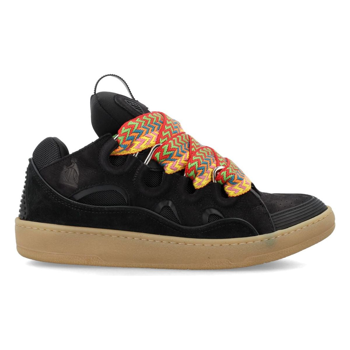 LEATHER CURB SNEAKERS