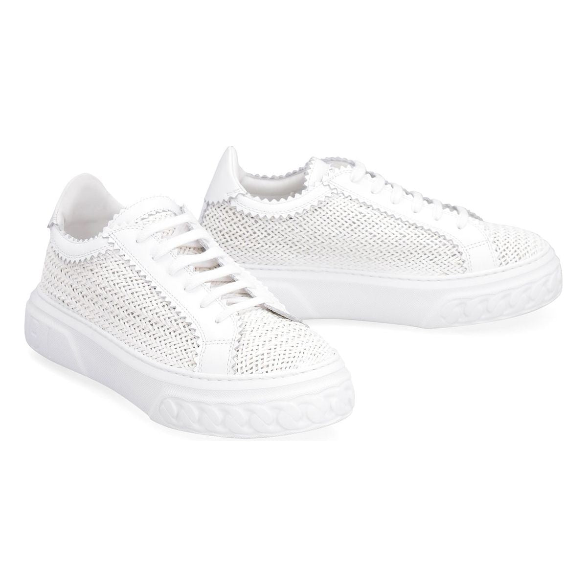 LEATHER CHUNKY SNEAKERS