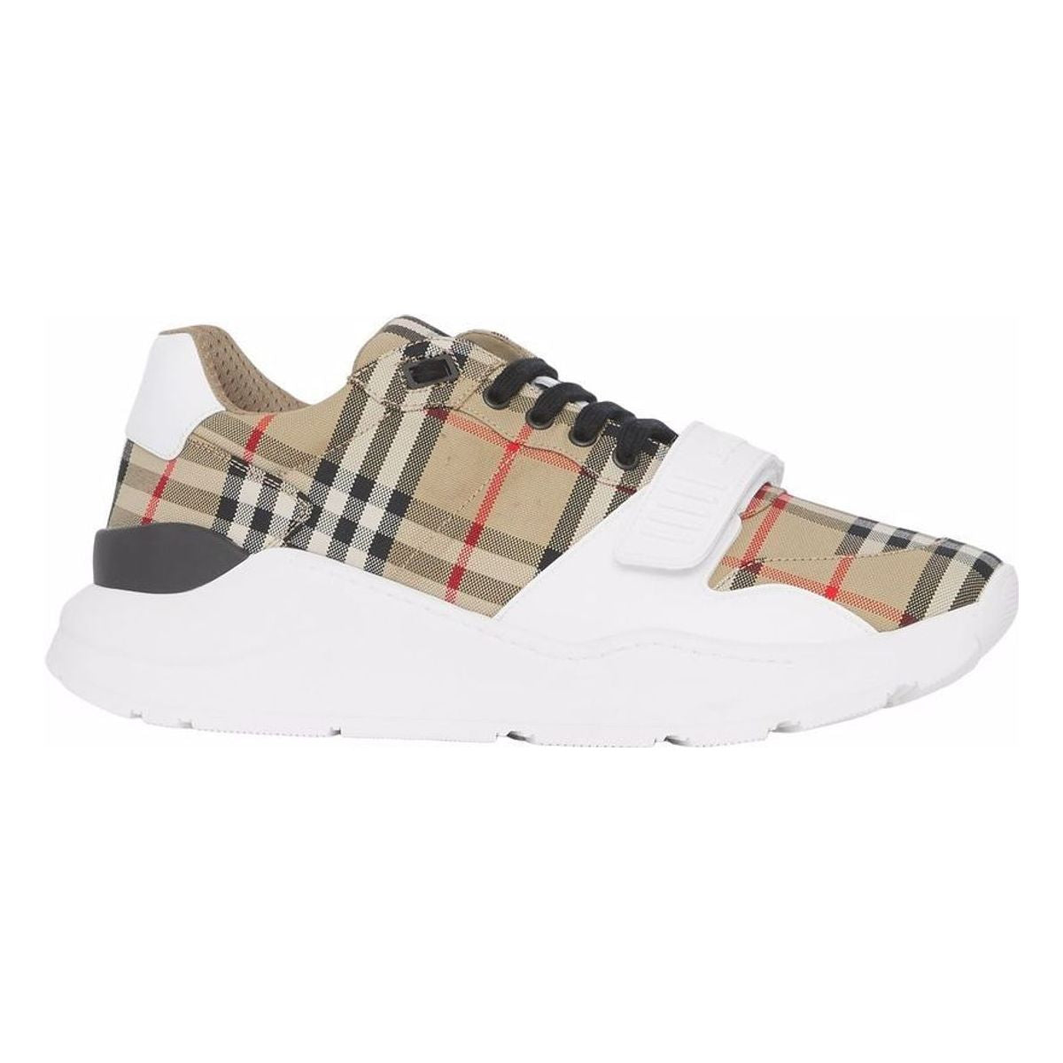 CHECK FABRIC SNEAKERS
