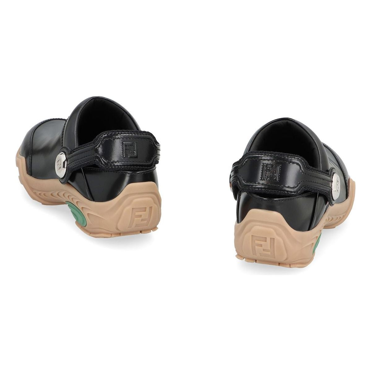 SABOT CLOG IN BLACK LEATHER