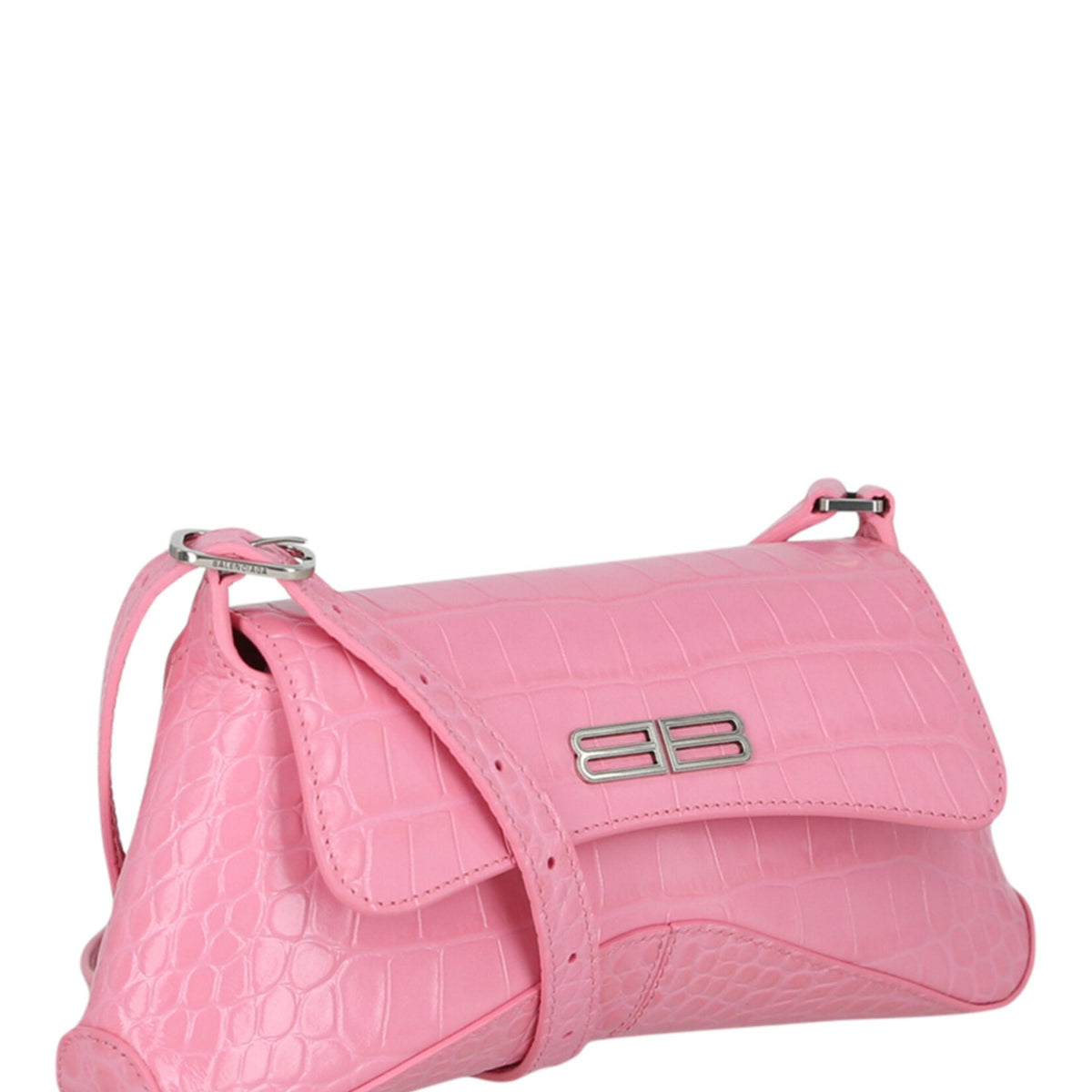 balenciaga Embossed Croc Shoulder Bag Womens 6956452-108Y-5812