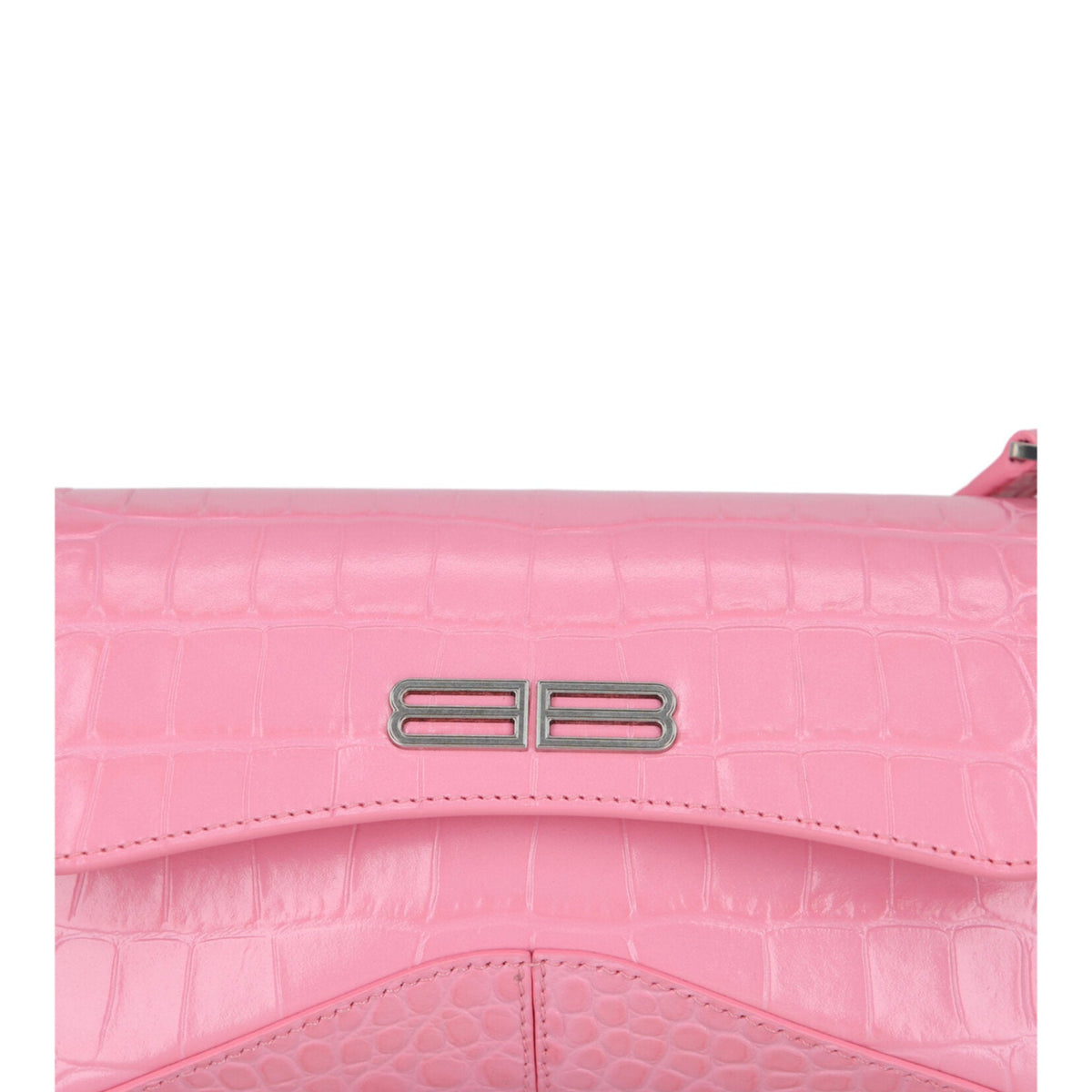 balenciaga Embossed Croc Shoulder Bag Womens 6956452-108Y-5812