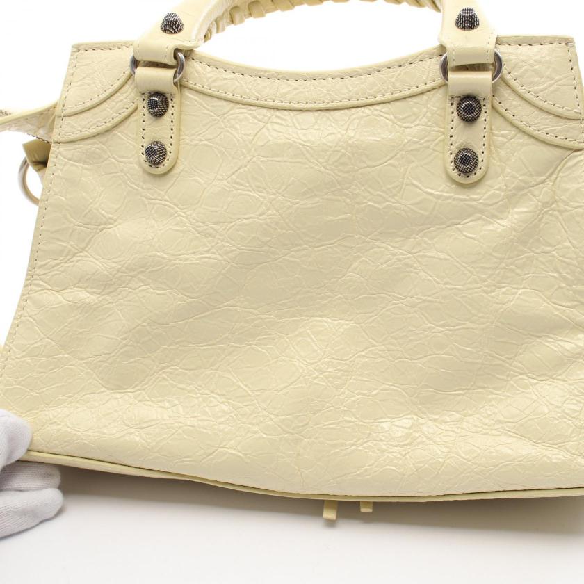 balenciaga Neo Kagole XS Handbag Leather Light Beige 2WAY