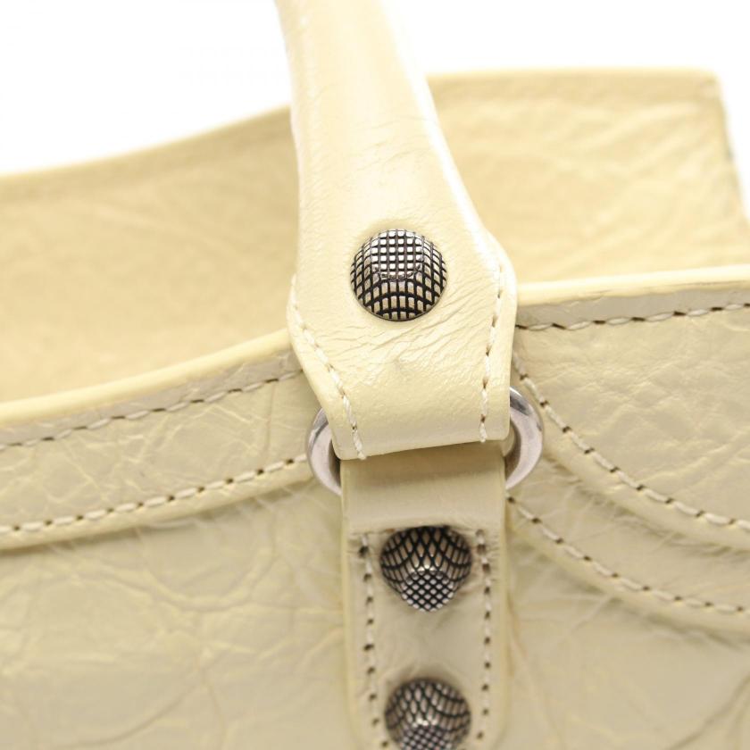 balenciaga Neo Kagole XS Handbag Leather Light Beige 2WAY