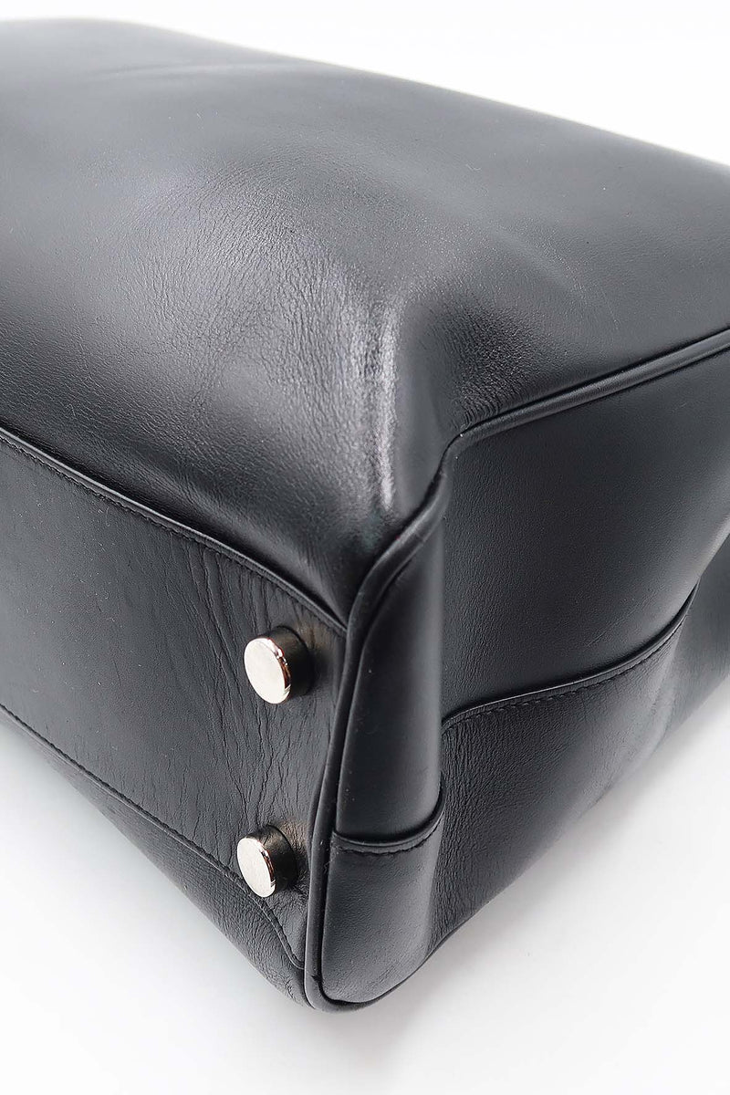 Cassandre Monogram Shopping Tote Black