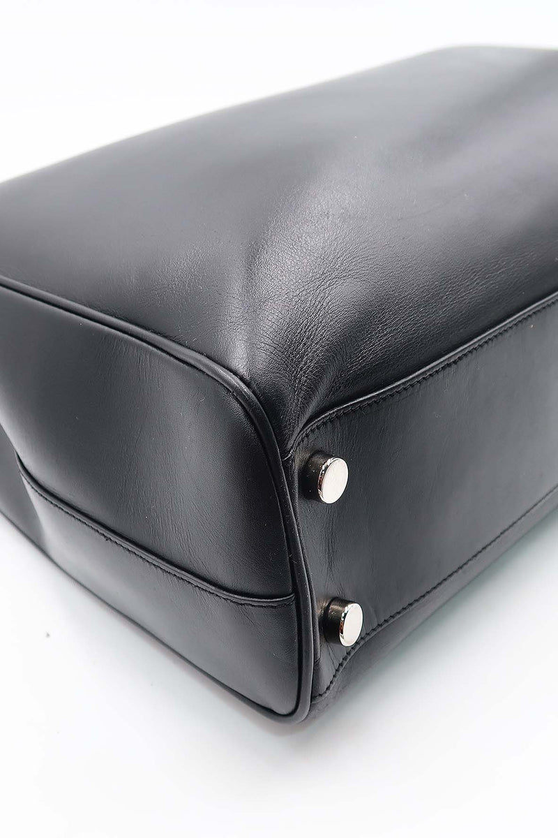 Cassandre Monogram Shopping Tote Black