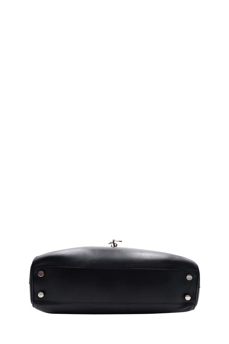 Cassandre Monogram Shopping Tote Black